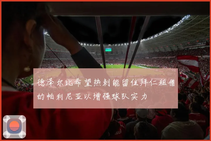 德泽尔比希望热刺能留住拜仁租借的帕利尼亚以增强球队实力