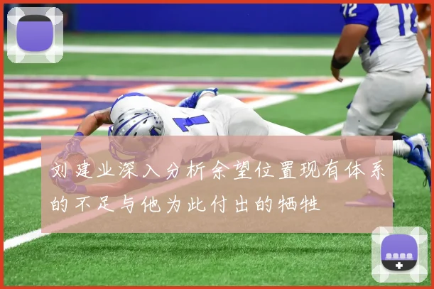 刘建业深入分析余望位置现有体系的不足与他为此付出的牺牲
